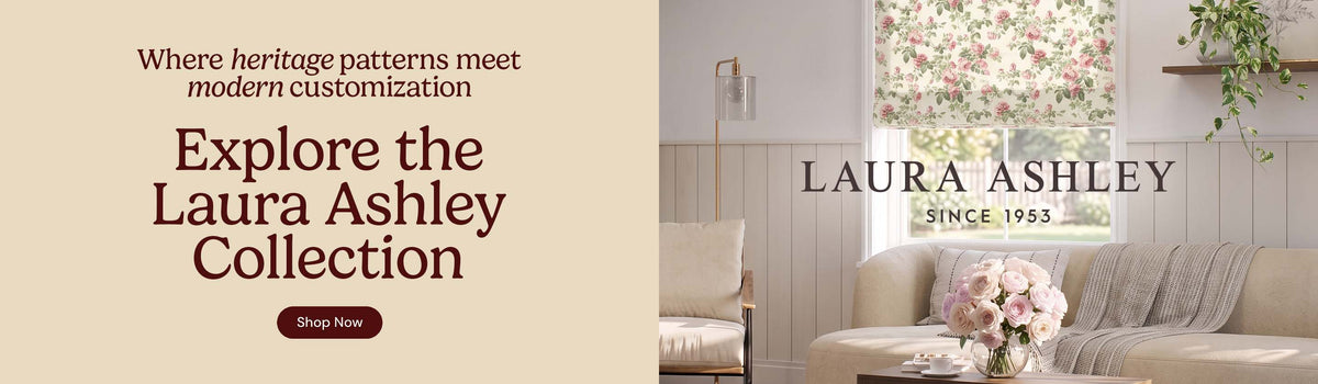 Where heritage patterns meet modern customization. Explore the Laura Ashley collection. Shop now.