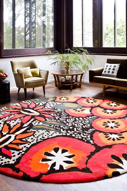 An area rug is a great focal point