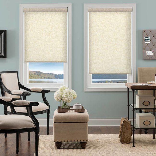 Roller shades are a classic.
