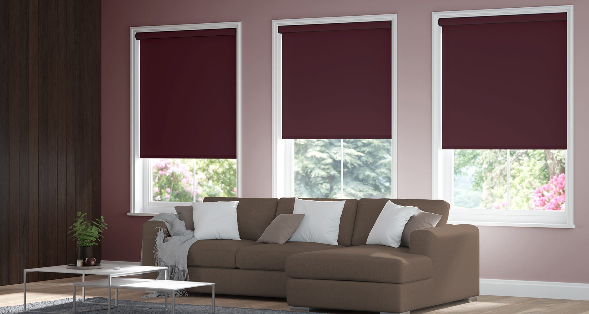 Select Room Darkening Roller Shades With Cassette | The Blinds Spot