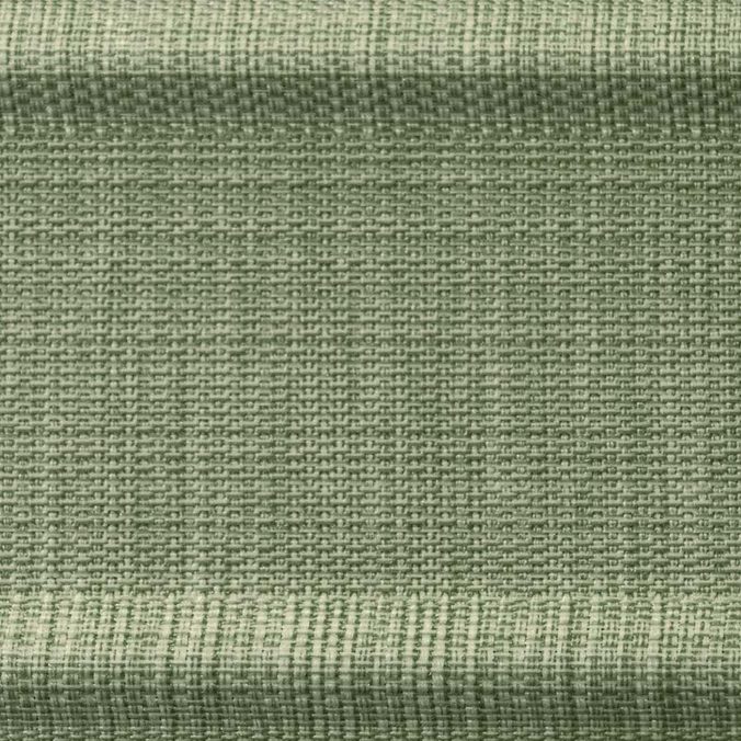 Close up swatch example of 2" Light Filtering Fabric Horizontal Blinds in Frosted Jade