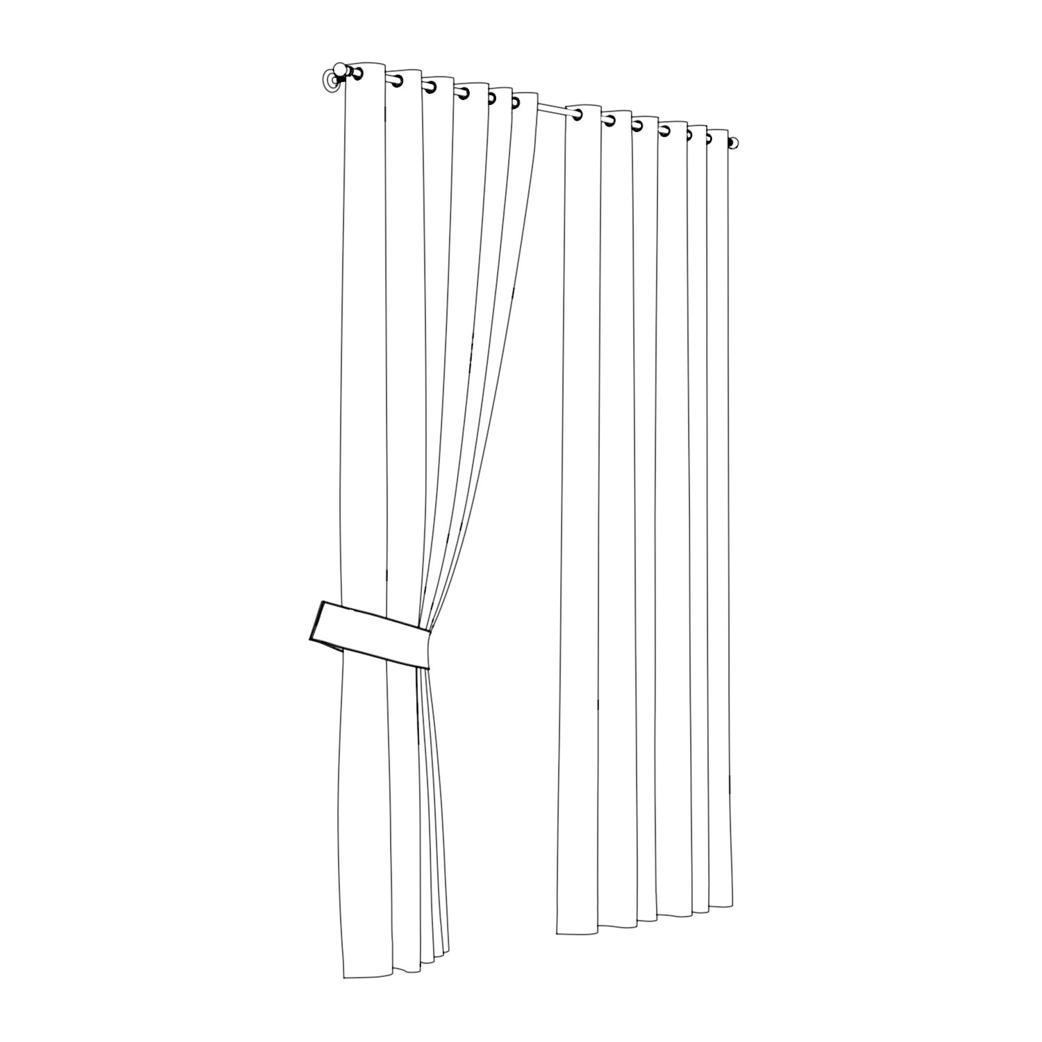 Window with dimension arrows