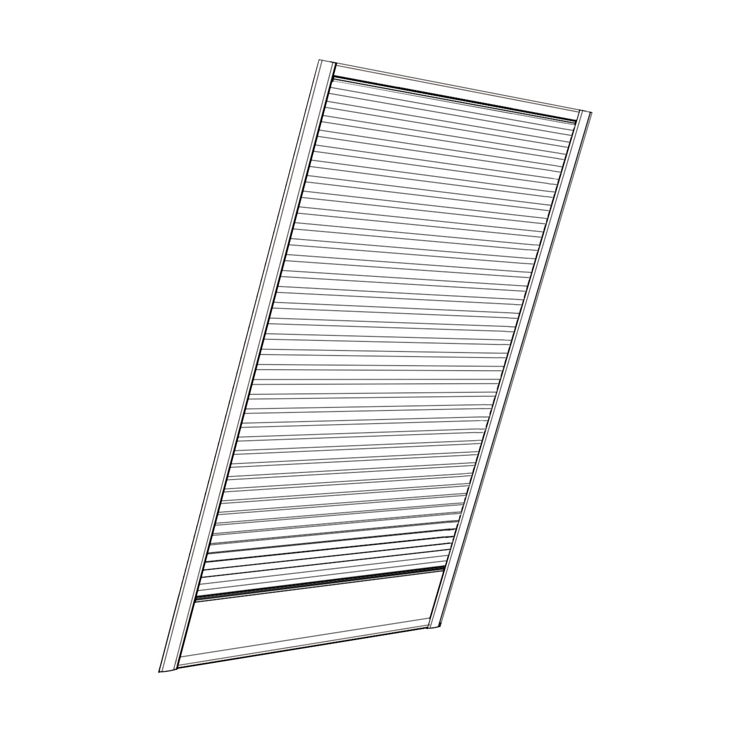 Window with dimension arrows