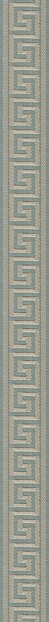 Greek Key Putty/Aqua