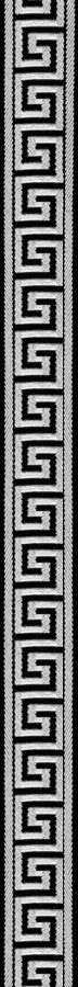 Greek Key White/Black