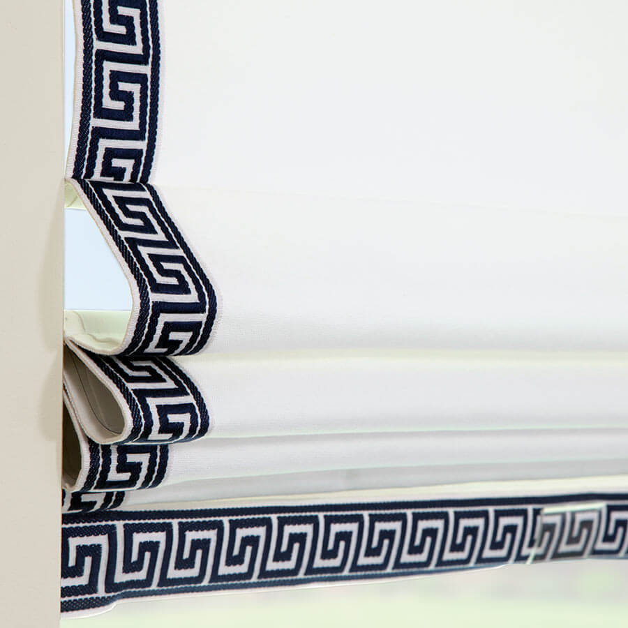 pid-307_cid-1300_tcid-802_b2 Signature Light Filtering Romans in White Canvas with Greek Key Navy/White Cloth Tape