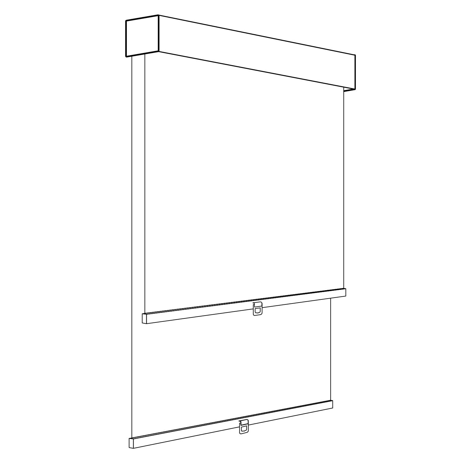 Window with dimension arrows
