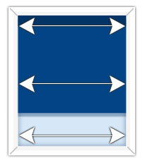 How to measure the width of a window for an inside mount blind.