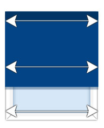 How to measure the height of a window for an outside mount blind.