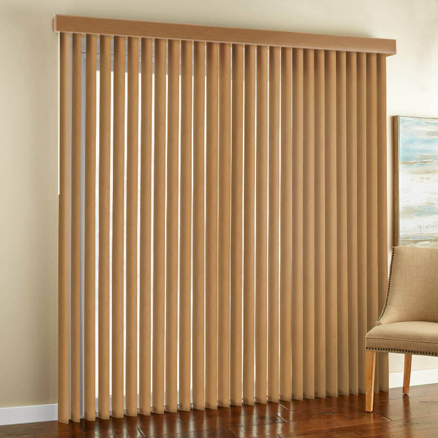 Select Faux Wood Vertical Blinds, Wood Vertical Blinds For Patio Doors